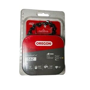 Oregon S62 18" Chainsaw Chain AdvanceCut 3/8" Low Profile x .050" For Echo Ryobi